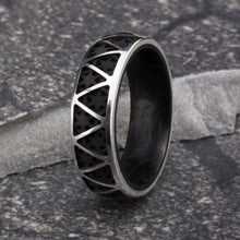 Load image into Gallery viewer, Forged Carbon Truss Ring