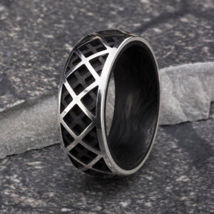 Forged Carbon Cage Ring