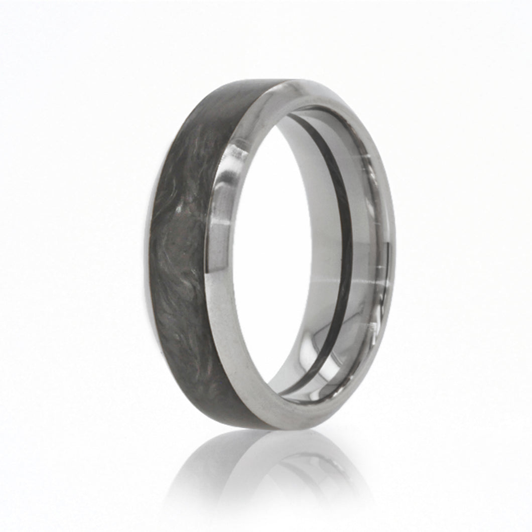 Forged shop titanium ring